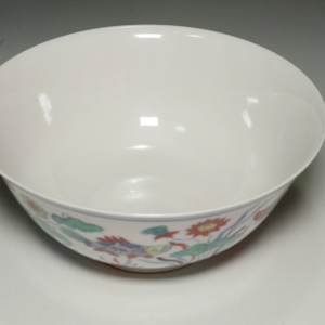 Rare 15th Century Ming Dynasty Chenghua Wucai Bowl by Unknown 