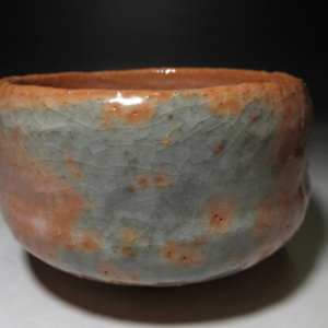 Raku Kichizaemon VII, Chōnyū (長入) Aka Raku Chawan with inscription by Fukensai (不見斎 ) 1735–1808, 9th-generation head of Urasenke. by Raku Kichizaemon VII, Chōnyū (長入) 楽吉左衛門 長入七代 