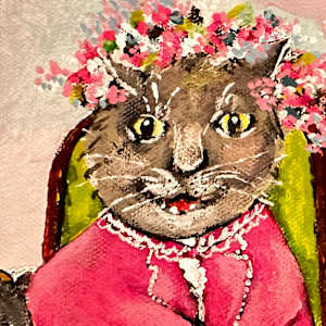 The Kitties Tea Party by Lora Wood 
