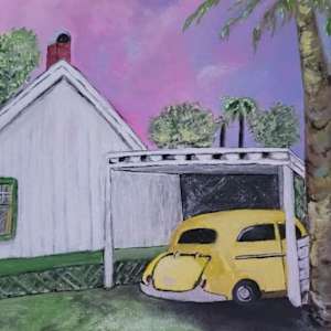 Rawlings State Park -Yellow  Car by Lora Wood 