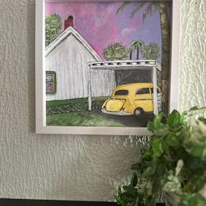 Rawlings State Park -Yellow  Car by Lora Wood 