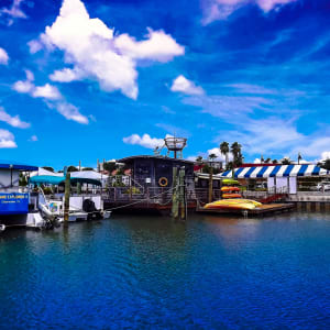Docks at Clearwater by Lora Wood
