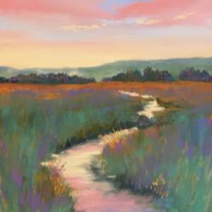 Reflection at Sunset by Ginny Burdick 