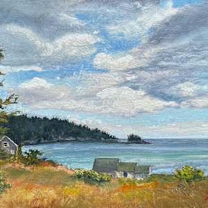 Clouds Over Little River, Downeast by Jennifer Gorman-Strawbridge
