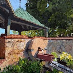 Sunlit Courtyard by Jennifer Gorman-Strawbridge, Image 1.