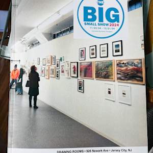 Clairty, Van Vleck Garden Series by Wendy Born  Image: BIG Little Show at The Drawing Rooms, Jersey City, NJ Dec. 2024