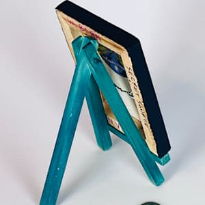 On the Path by Wendy Born  Image: Back view on mini easel