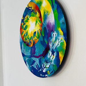 Echos, Circle Series by Wendy Born  Image: Echos, right side