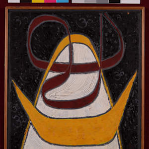 Yellow Arch by Aditya Prakash (1924-2008) 