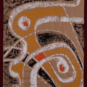 Orange Abstract Continuous by Aditya Prakash 