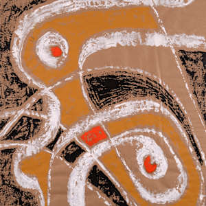 Orange Abstract Continuous by Aditya Prakash