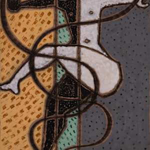 Dancing Person with Modular by Aditya Prakash (1924-2008)