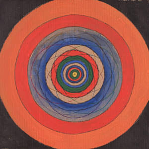Orange and Blue Target by Aditya Prakash