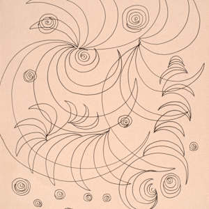Spirals and Stars by Aditya Prakash (1924-2008)