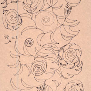 Spirals Dancing by Aditya Prakash (1924-2008)