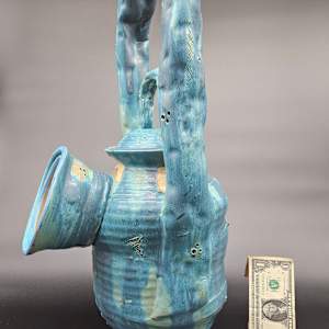 Life Vessels: Unusable Teapot Series - Two Lips by JOHN GOOD 