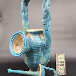 Life Vessels: Unusable Teapot Series - Two Lips by JOHN GOOD 