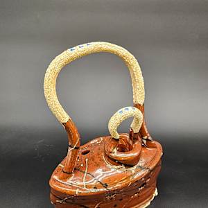 Life Vessels: Clay Bag Series - Criss Cross Applesauce by JOHN GOOD 