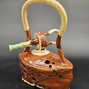 Life Vessels: Clay Bag Series - Criss Cross Applesauce by JOHN GOOD 