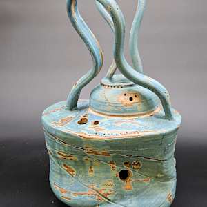 Life Vessels: Clay Bag Series - Big Lid by JOHN H GOOD, Image 4.