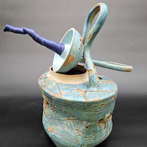 Life Vessels: Clay Bag Series - Big Lid by JOHN H GOOD, Image 5.