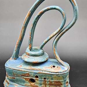 Life Vessels: Clay Bag Series - I AM IRONMAN by JOHN H GOOD