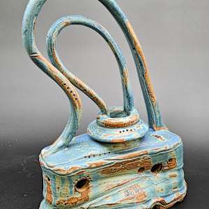 Life Vessels: Clay Bag Series - I AM IRONMAN by JOHN H GOOD 