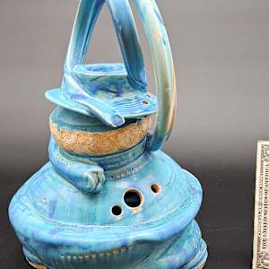 Life Vessels: Clay Bag Series - Fur Collar by JOHN H GOOD, Image 2.