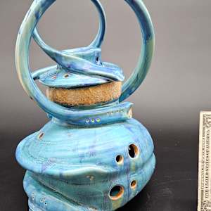 Life Vessels: Clay Bag Series - Fur Collar by JOHN H GOOD, Image 4.