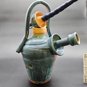 Life Vessels: Unusable Teapot Series - Rainey Day at the Lake by JOHN GOOD 