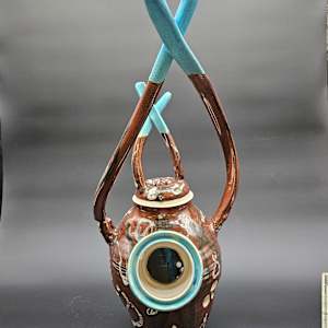 Life Vessels: Unusable Teapot Series - The Beginning of the End by JOHN GOOD 