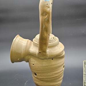 Life Vessels: Unusable Teapot Series - Blue Dots by JOHN GOOD 