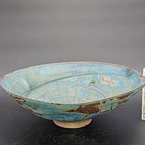 LIfe Vessels: Tempest Bowl Series - Large Worn Denim by JOHN H GOOD, Image 2.