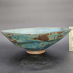 LIfe Vessels: Tempest Bowl Series - Large Worn Denim by JOHN H GOOD, Image 3.