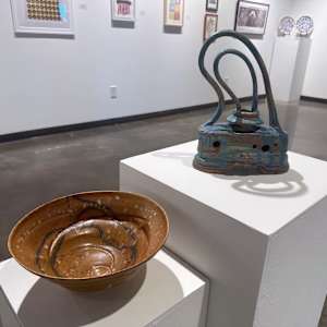 Life Vessels: Tempest Bowl Series - Orange Rain by JOHN H GOOD 