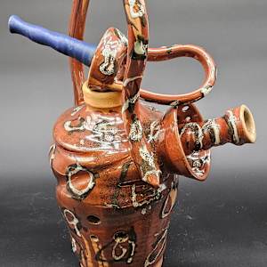 Life Vessels: Unusable Teapot Series: Circles and Holes by JOHN H GOOD 