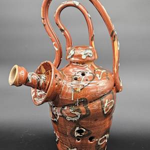 Life Vessels: Unusable Teapot Series: Circles and Holes by JOHN H GOOD 