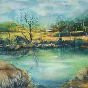 Winter Along the Chattahoochee Riverbank. by Barbara Wentzell Jaquith, Image 1.