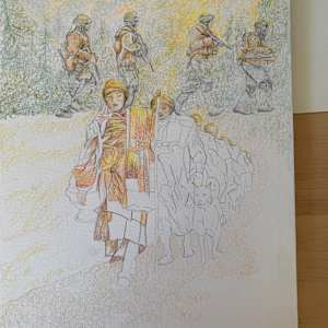 The Clearing by Barbara Wentzell Jaquith  Image: The Clearing: Stage One