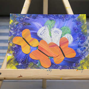 The Orange Butterflies by Juju (Julie Ellis) 