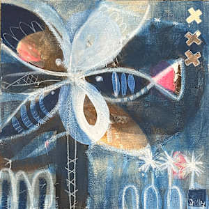 Date with a fish palm by Shelley Wales