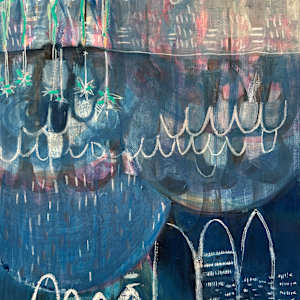 Followed by a moon shadow by Shelley Wales