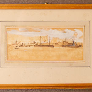 Harbor Scene by Anthony Cooke