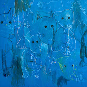 Dogs In Blue by andrew alba, Image 1.