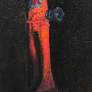 Greek Fire Hydrant by Michael Newberry