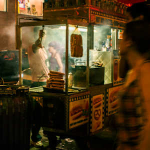 Midnight Hot Dogs by Sherry Karver