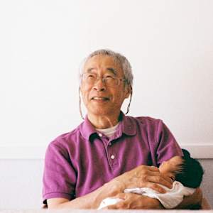 Dad Meets His Grandson by Jessica Chen