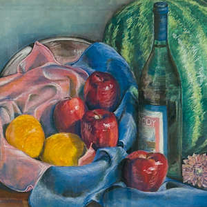 Still Life with Watermelon by Sharon Gribbin-Lindemon