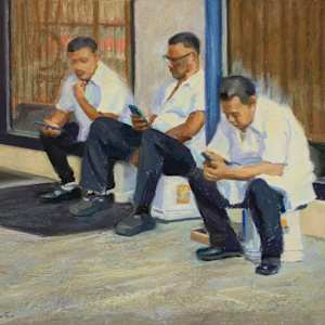 Afternoon Break by David C Lawton