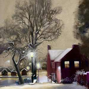 Bethlehem in the Snow by Lorraine Ricciardi